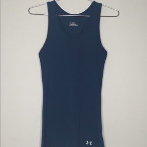 Under Armour Heat Gear Tank Top in Blue Size S